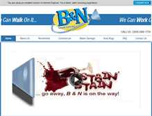 Tablet Screenshot of bncarpetcare.com
